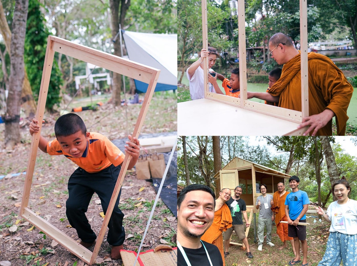 กระท่อมภาวนาที่อาศรมวงสนิท