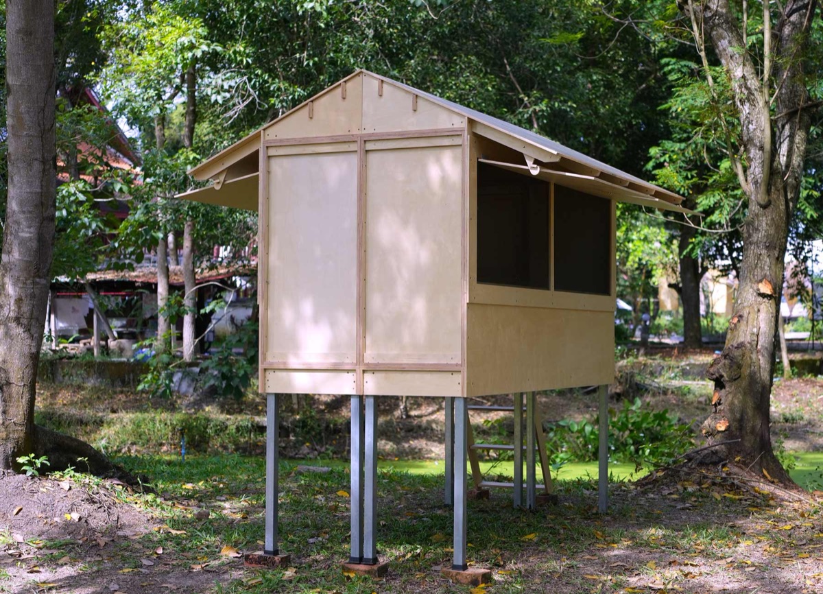 กระท่อมภาวนา — ด้านหน้า